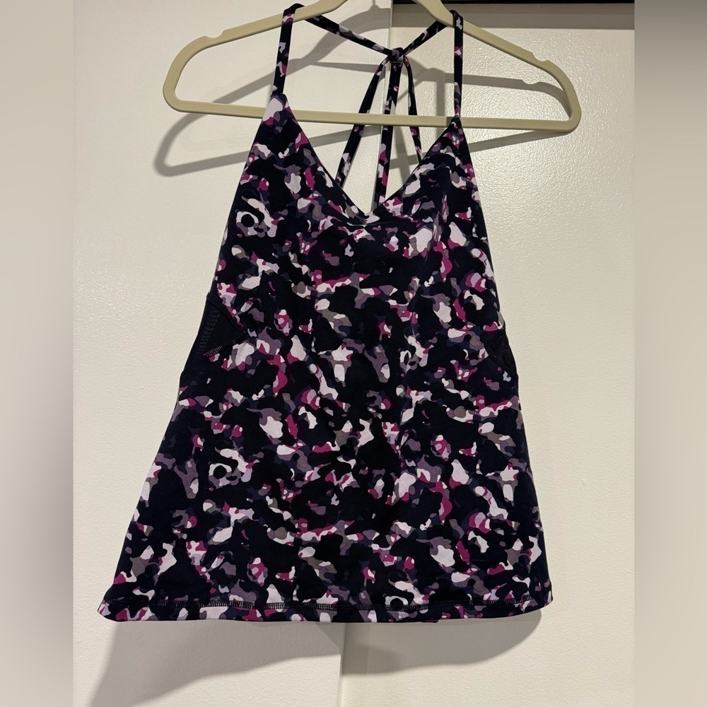 YUMMIE black multicolored tank size medium